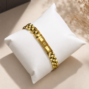 Gold steel Rolex bracelet 024