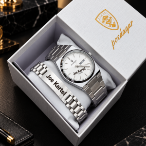 Engraved silver Poedager combo