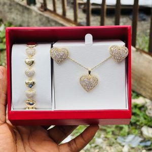Steel gold love combo comes boxed 007
