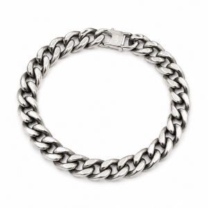 Silver small Cuban bracelet