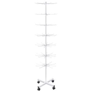 Jewelry rack 8 lines white color