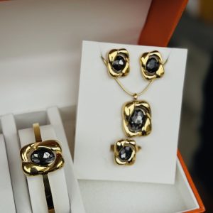 Steel gold square sets 6