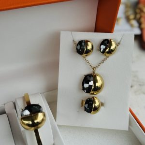 Steel gold black sets 13