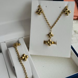 Steel gold female sets 15