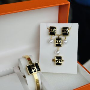 Steel gold black sets 16