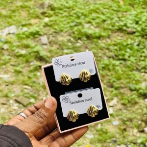Oil drop gold shell
