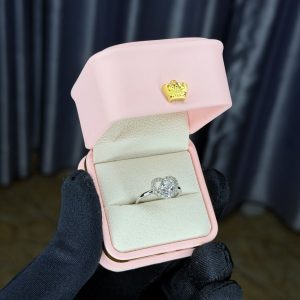 Silver heart ring size 8