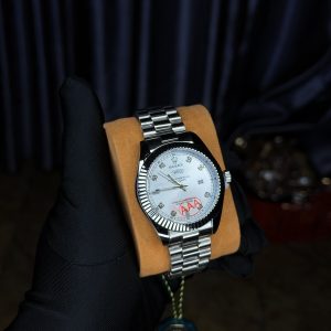 Rolix presidential silver face watch