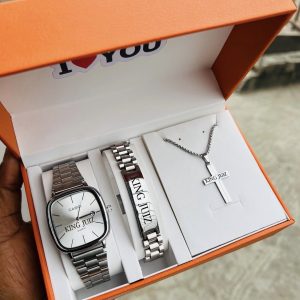 Engraved Silver Casio combo with exact box