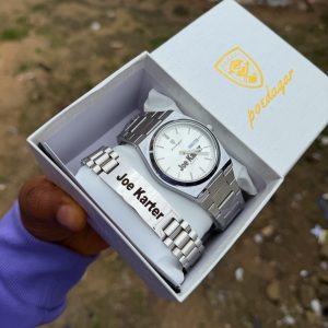 Engraved silver Poedager combo