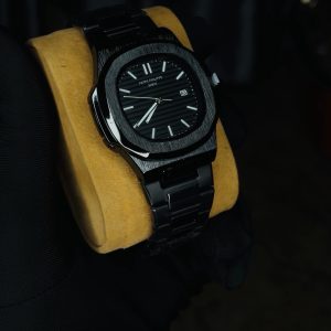 Patek black black face watch no box