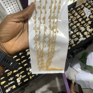 Gold stone Anklet