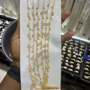 Gold stone Anklet