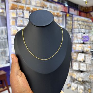 Xuping twisted gold replica chain