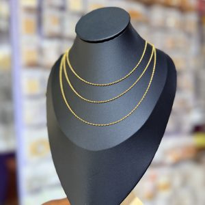 Xuping twisted gold replica chain