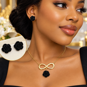 Steel gold black sets 2
