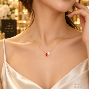 18 karat dainty necklace 004