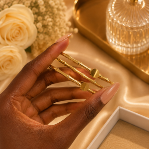 Gold bracelet 007.  1pcs