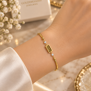 18 karat dainty bracelet