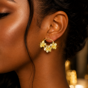 Amiga gold earrings 1pcs