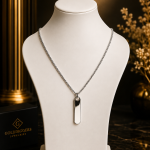 Silver necklace 008