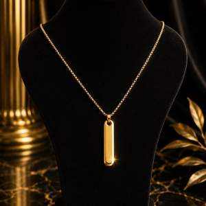 Gold necklace 004