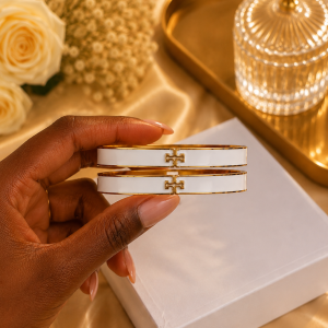 White steel bracelet 007