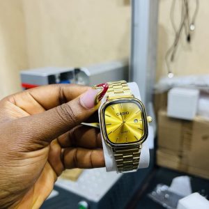 Casio gold plain watch
