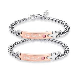 Pink gem stone bracelet