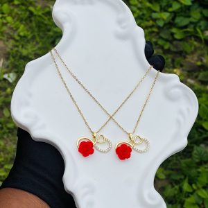 Steel gold red1pcs 11