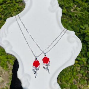 Steel silver necklace21 1pcs