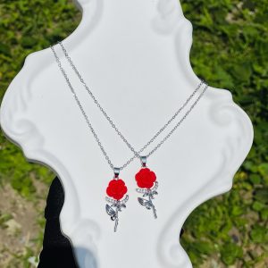 Steel silver necklace21 1pcs