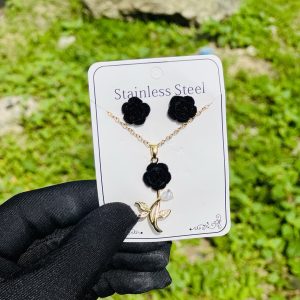 Steel gold black sets 4