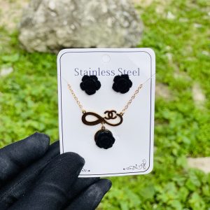 Steel gold black sets 3
