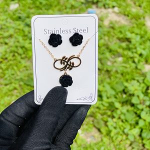 Steel gold black sets
