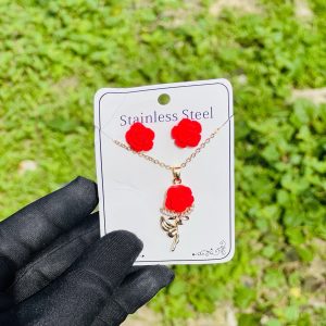 Steel gold red sets 8
