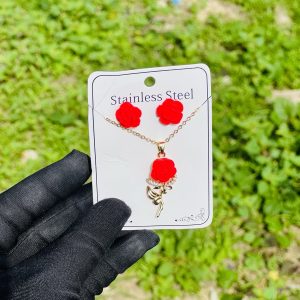 Steel gold red sets 8