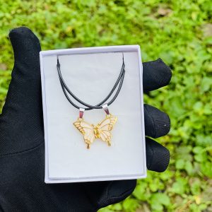 Milk butterfly necklace 11