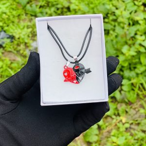 Red and black necklace 13