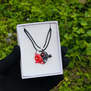 Red and black necklace 13