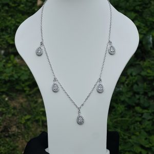 Steel silver necklace 1