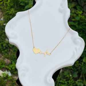 Engraved love h.b necklace 006