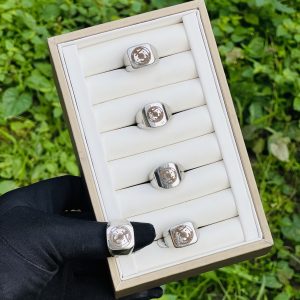 GD silver male rings size (10) 1pcs