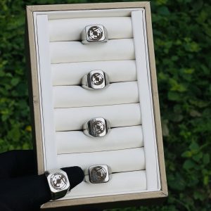 GD silver male rings size (9) 1pcs
