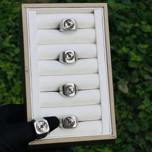 GD silver male rings size (11) 1pcs