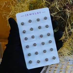 Silver earrings half pack