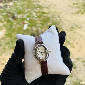 Brown leather koutake watch 003
