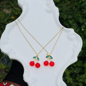 Cherry necklace 001 1pcs