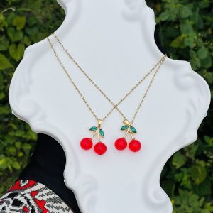 Cherry necklace 001 1pcs