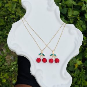 Cherry necklace 002 1pcs